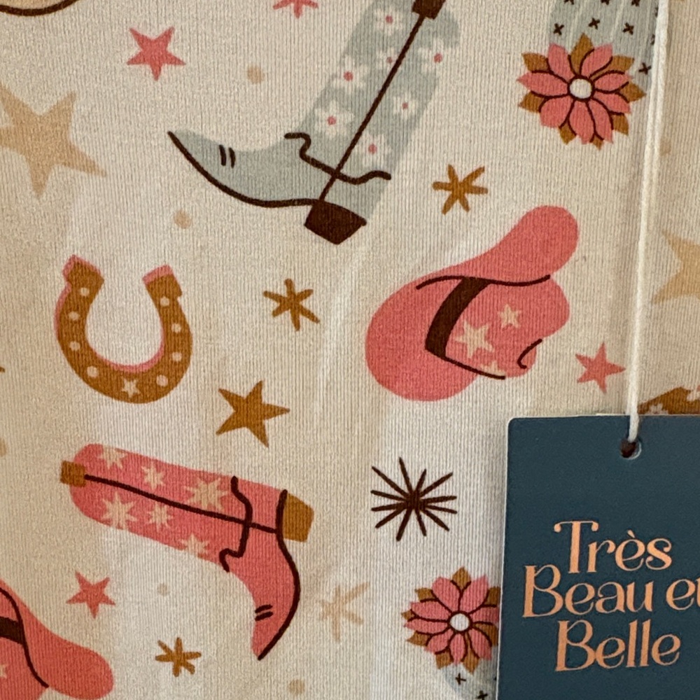 Très Beau et Belle Bamboo Cowgirl PJ Set - Picture 4 of 9